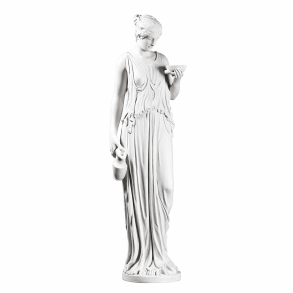Marmor statue � Hebe 140 cm, frostsikker havefigur