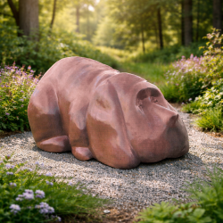 Legedyr i beton - Hunden Jack (485 kg)