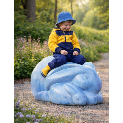 Legedyr i beton - Kaninen Hopla (600 kg)