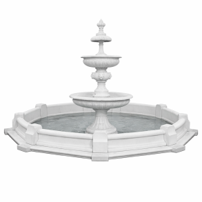 Havefont�ne i marmor � komplet s�t 13