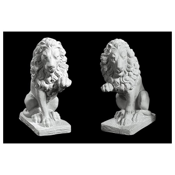 Marmor l�vefigur s�t - Udstillingsmodel