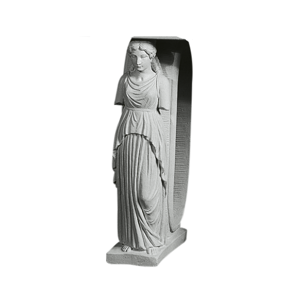 Marmor sokkel - Kvinde 80 cm, frostsikker