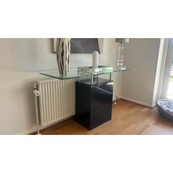 Marmor konsol bord med glasplade