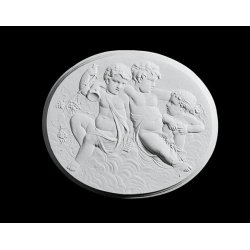 Gips Relief - 59 cm, v�gdekoration