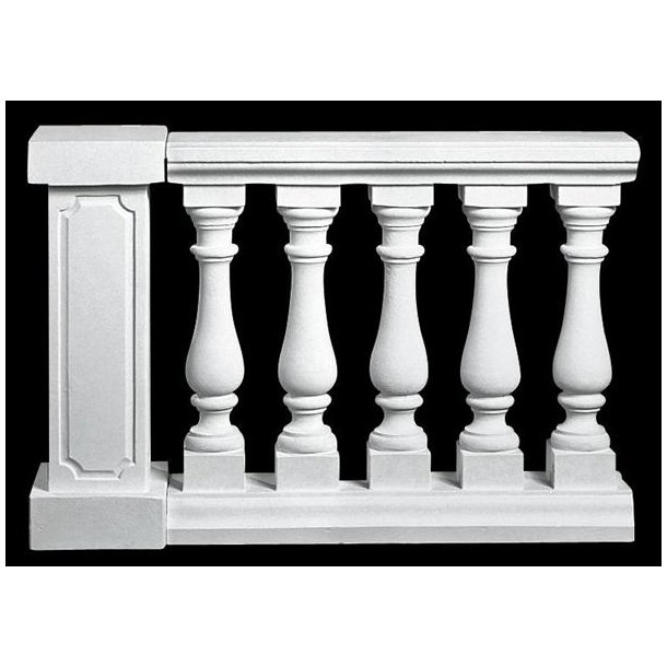 Balustrade "Sammenst�bt"