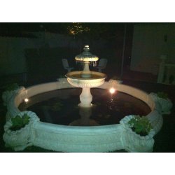 Bassin med krukker - Stor