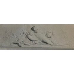  Gips Relief - 47 cm, v�gdekoration 