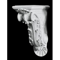 Gips konsol - 39 cm, v�gdekoration