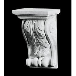 Gips konsol - 27 cm, v�gdekoration