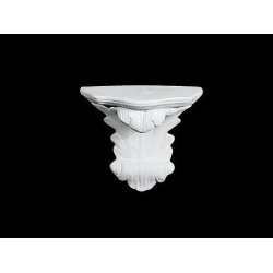 Gips konsol - 17 cm, v�gdekoration