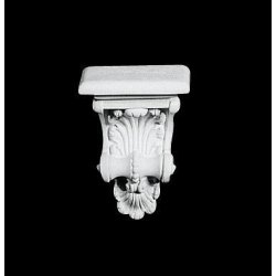 Gips konsol - 22 cm, v�gdekoration