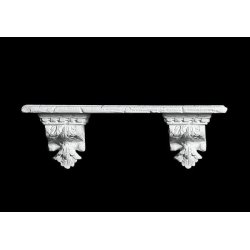 Gips konsol - med 2 Konsoller 18 cm, v�gdekoration