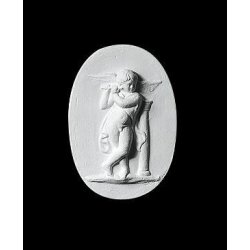 Gips Relief - Musiker 27 cm, v�gdekoration