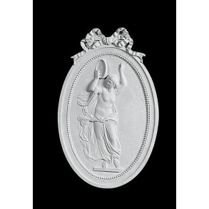 Relief Dame med Spejl