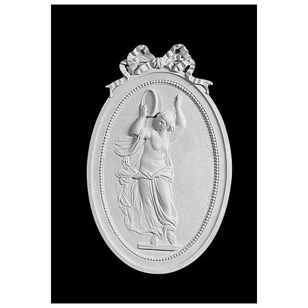 Relief Dame med Spejl