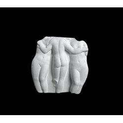  Gips Relief - Tre gratier 38 cm, v�gdekoration