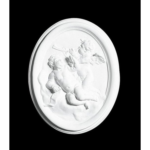 Relief Engel med fl�jte