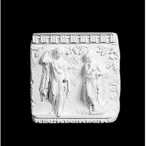 Relief Damer med �bler