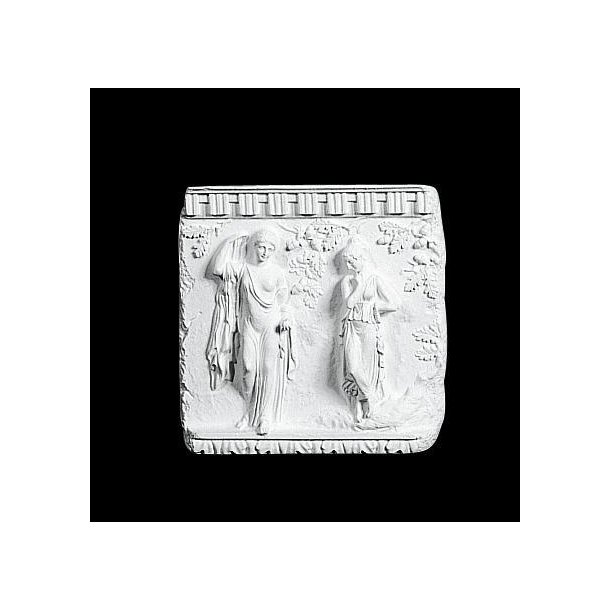 Relief Damer med �bler