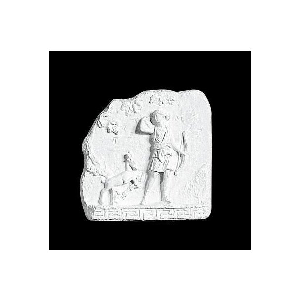 Relief Skytte med Ged