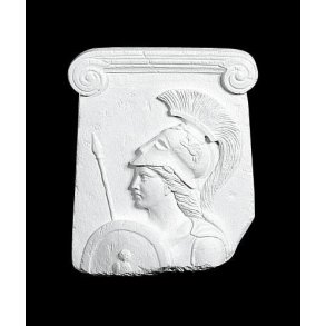 Relief Kriger med hjelm