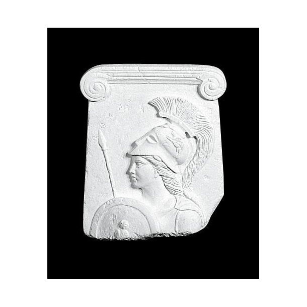 Relief Kriger med hjelm