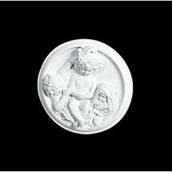 Gips Relief - 18 cm, v�gdekoration