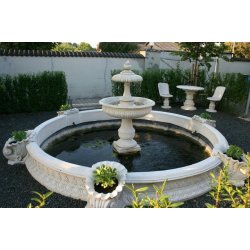 Bassin med krukker - Stor